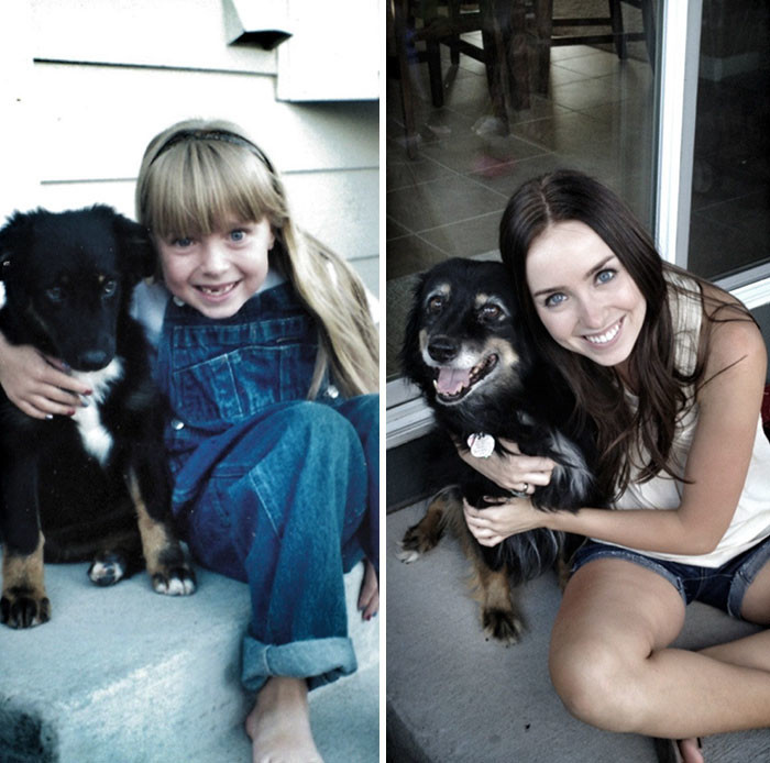 1998 и 2012: я и моя собака