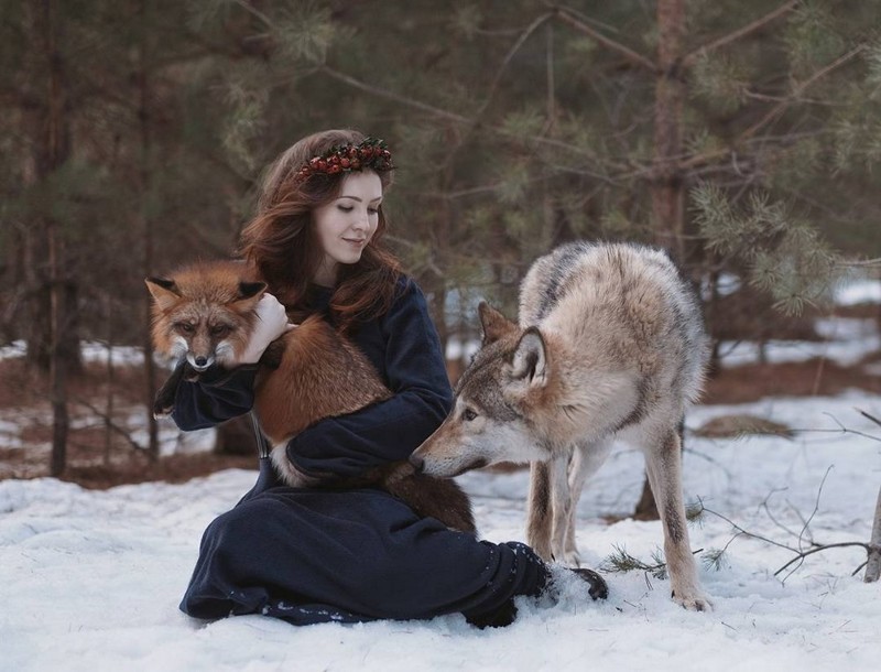 Люди и животные на снимках Ольги Баранцевой