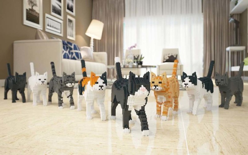 Кошки-Лего — для тех, кому живых кошек недостаточно