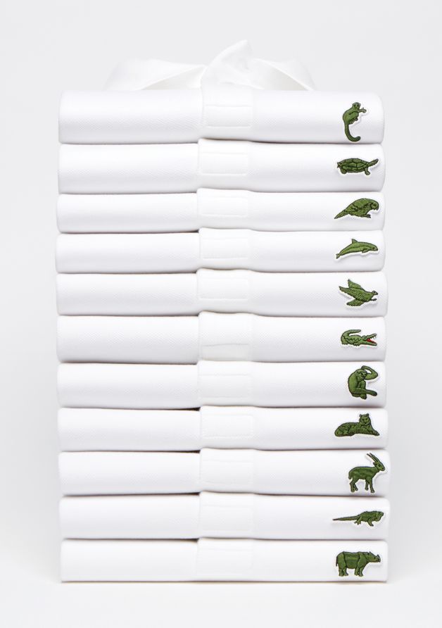 Бренд Lacoste разместил на одежде логотипы животных, которые находятся на грани вымирания
