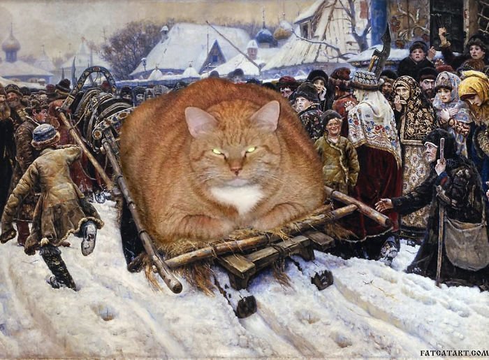 Без кота и жизнь не та! Как рыжий толстяк стал героем мировых шедевров 